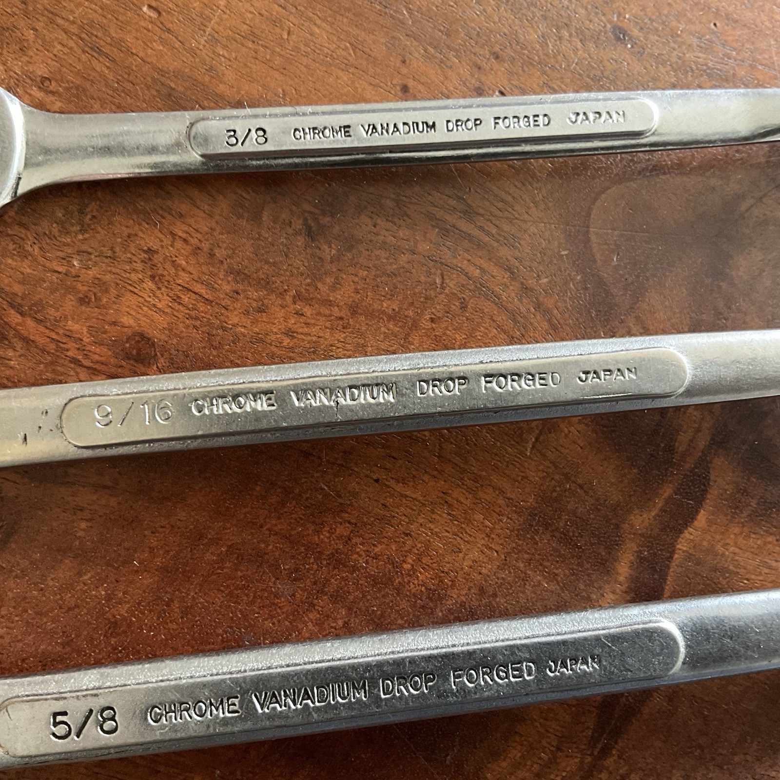 Vintage True Craft Open End & Flexible End Socket Wrenches 3/4″ to 3/8″ Lot Of 4