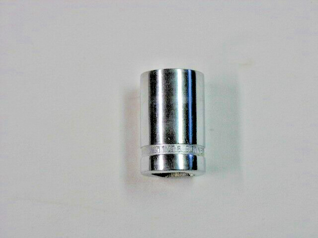 Bonney Tools 11/16″ 12 Point 1/2″ Drive Shallow Chrome Socket USA