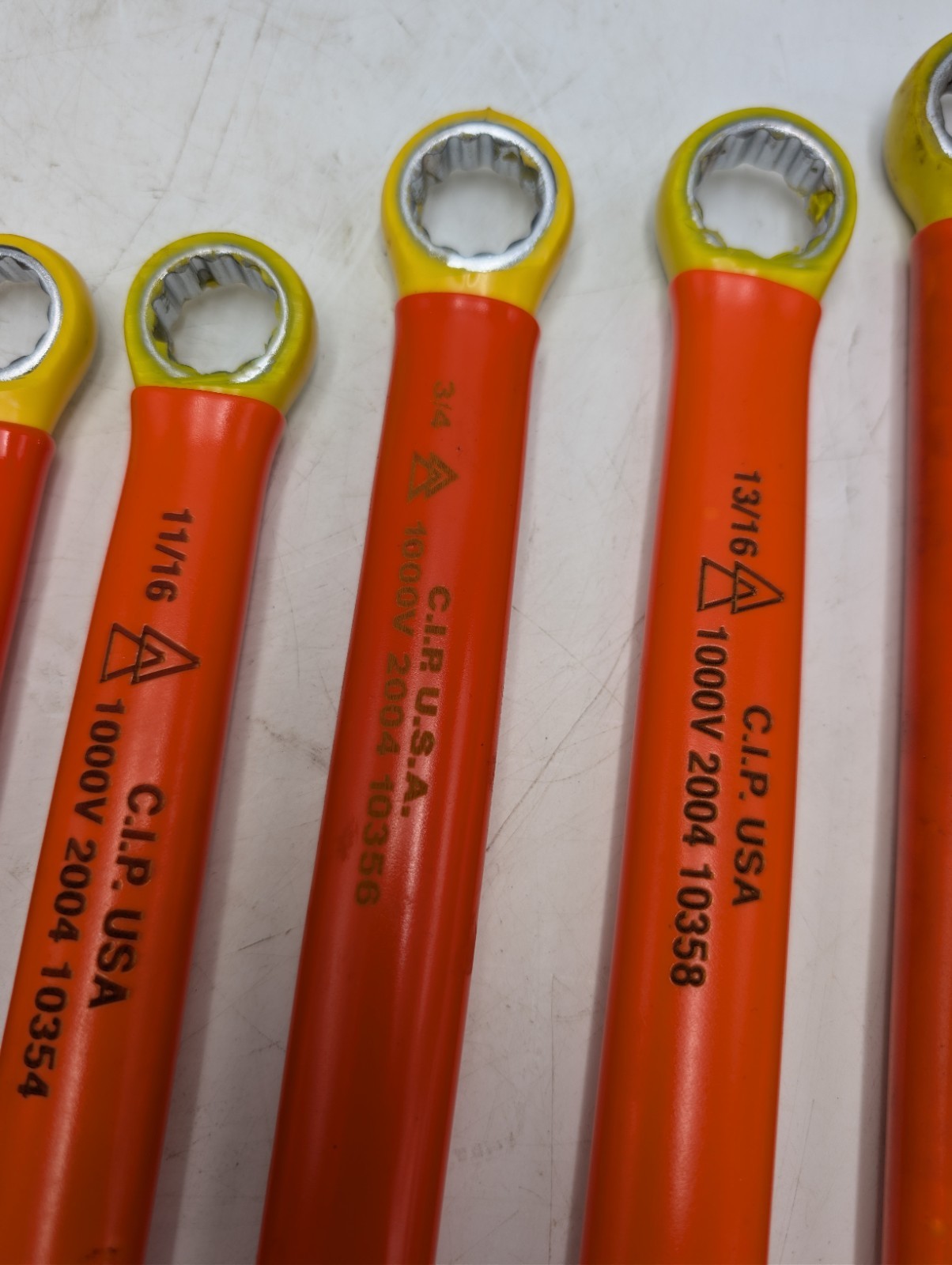 CIP USA 1000V Insulated Box End Wrench Set SAE 1/4″–1″ Electrician W/ Roll Up…