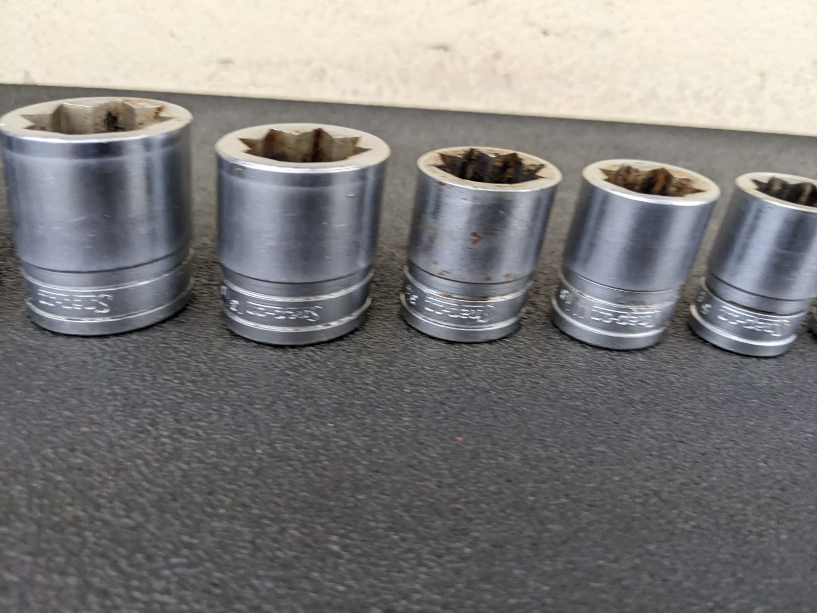 #bp288 Snap-on Tools USA 1/2″ Drive SAE 8 Point Double Square Socket Set