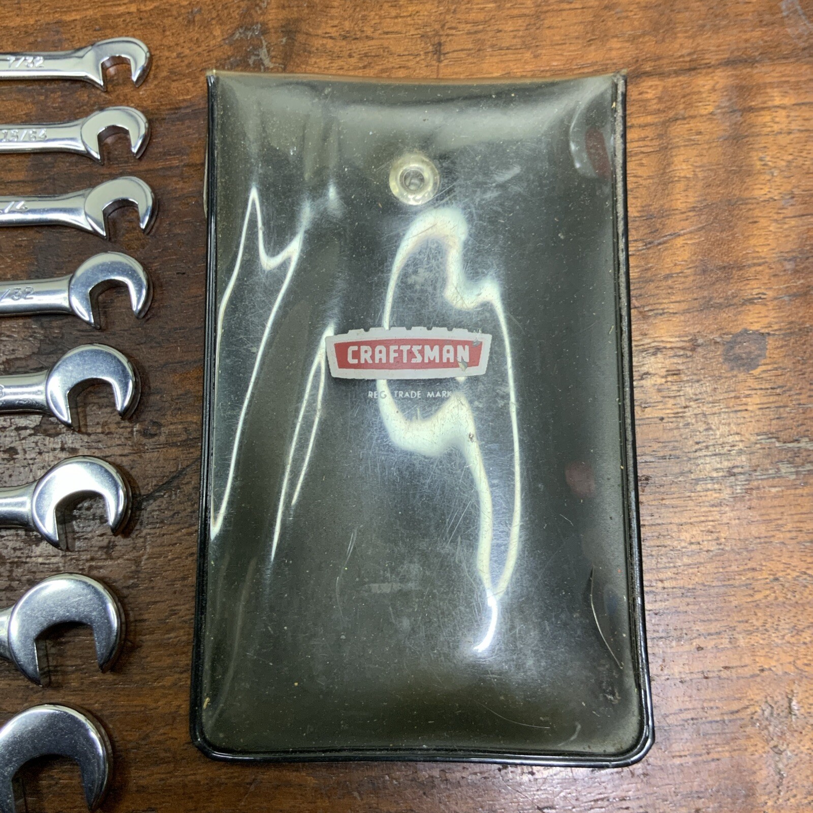 Vintage Craftsman 8 Piece SET Open End Ignition Wrench Set 9-4306 V SERIES USA