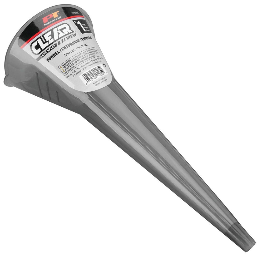 PERFORMANCE TOOL W4052 CLEAR VIEW LONG REACH FUNNEL 1 PINT
