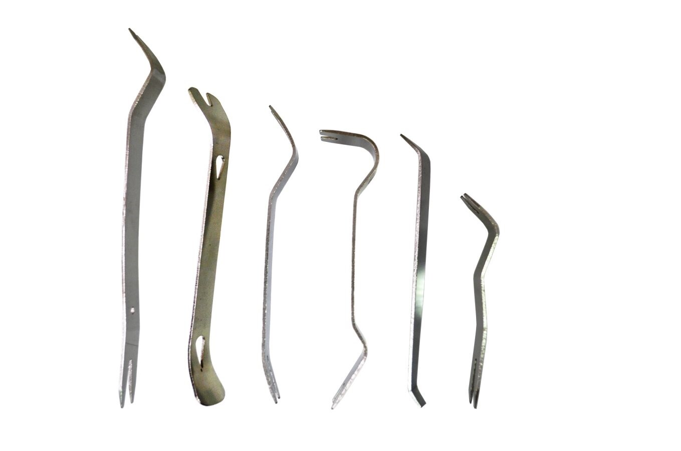 Radio Door Clip Panel Trim Dash Audio Removal Pry Tools Molding Metal 6pcs