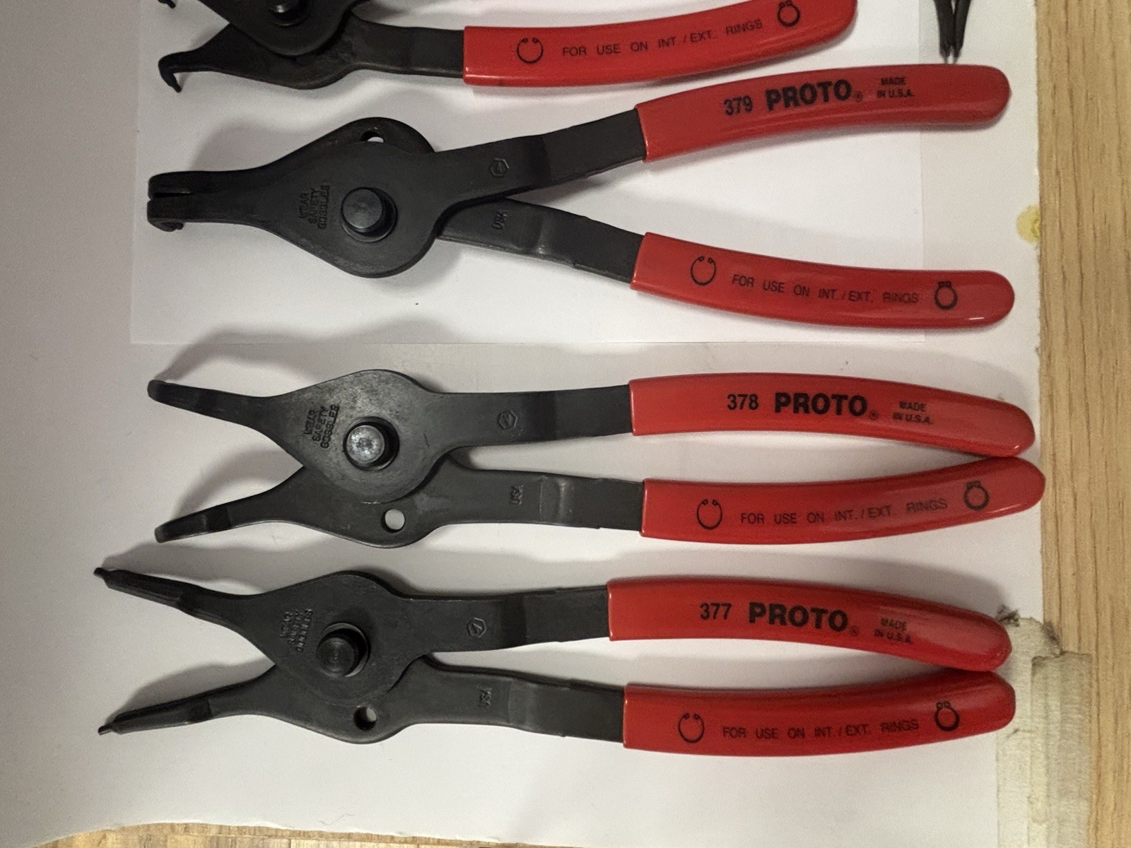 PROTO 360B Convertible Retaining Ring Pliers Set – 12 Piece – Made in USA