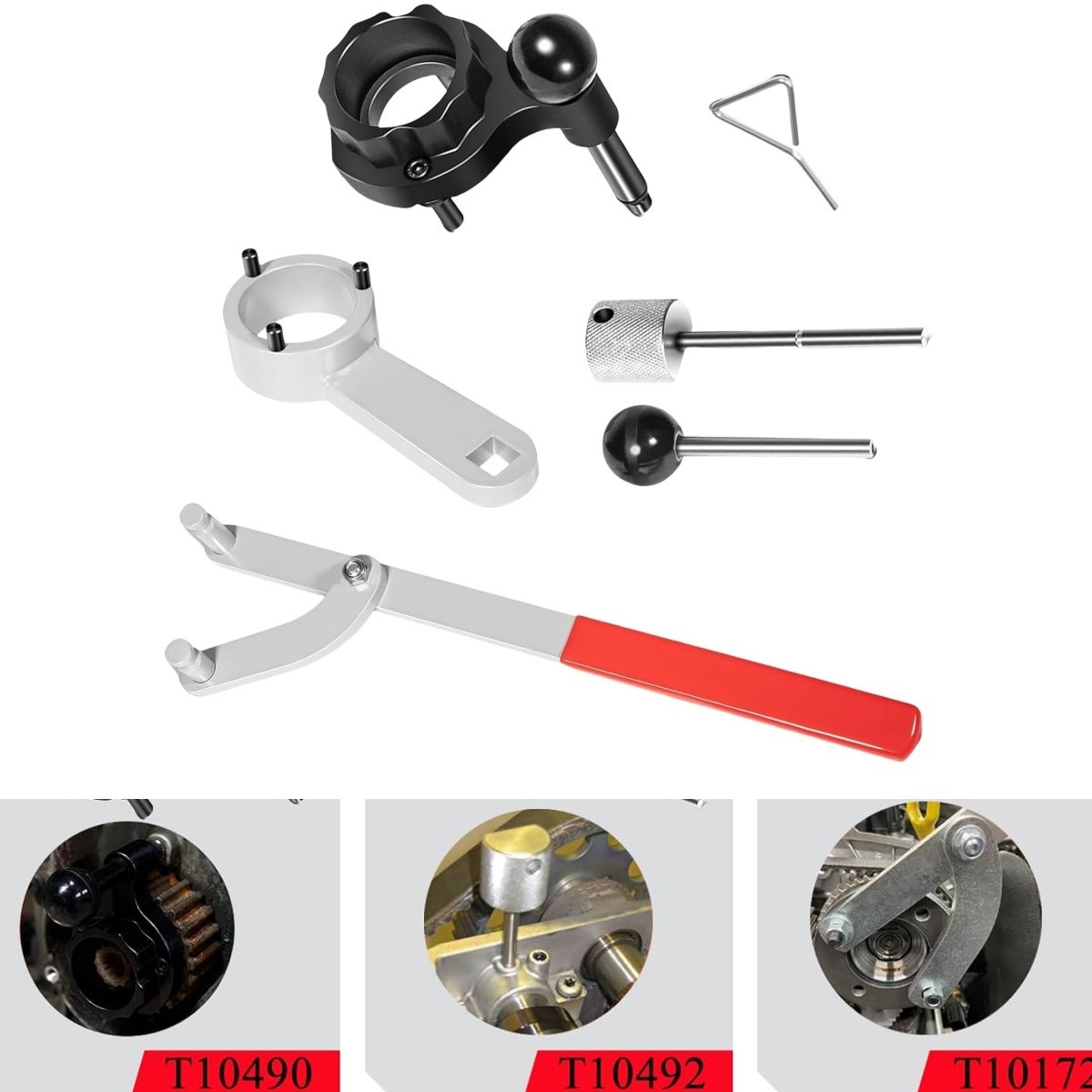 Camshaft Timing Belt Tools Kit 3830 T1017 for 2015+ Volkswagen TDi EA288 Engine