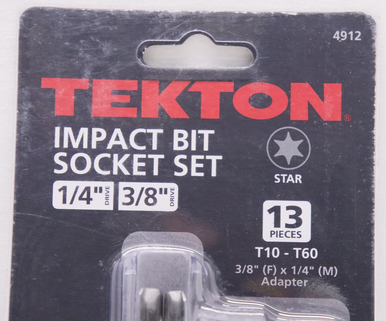 Tekton 1/4 In. And 3/8 In. Drive T10-t60 Impact Star Bit Socket Set – New