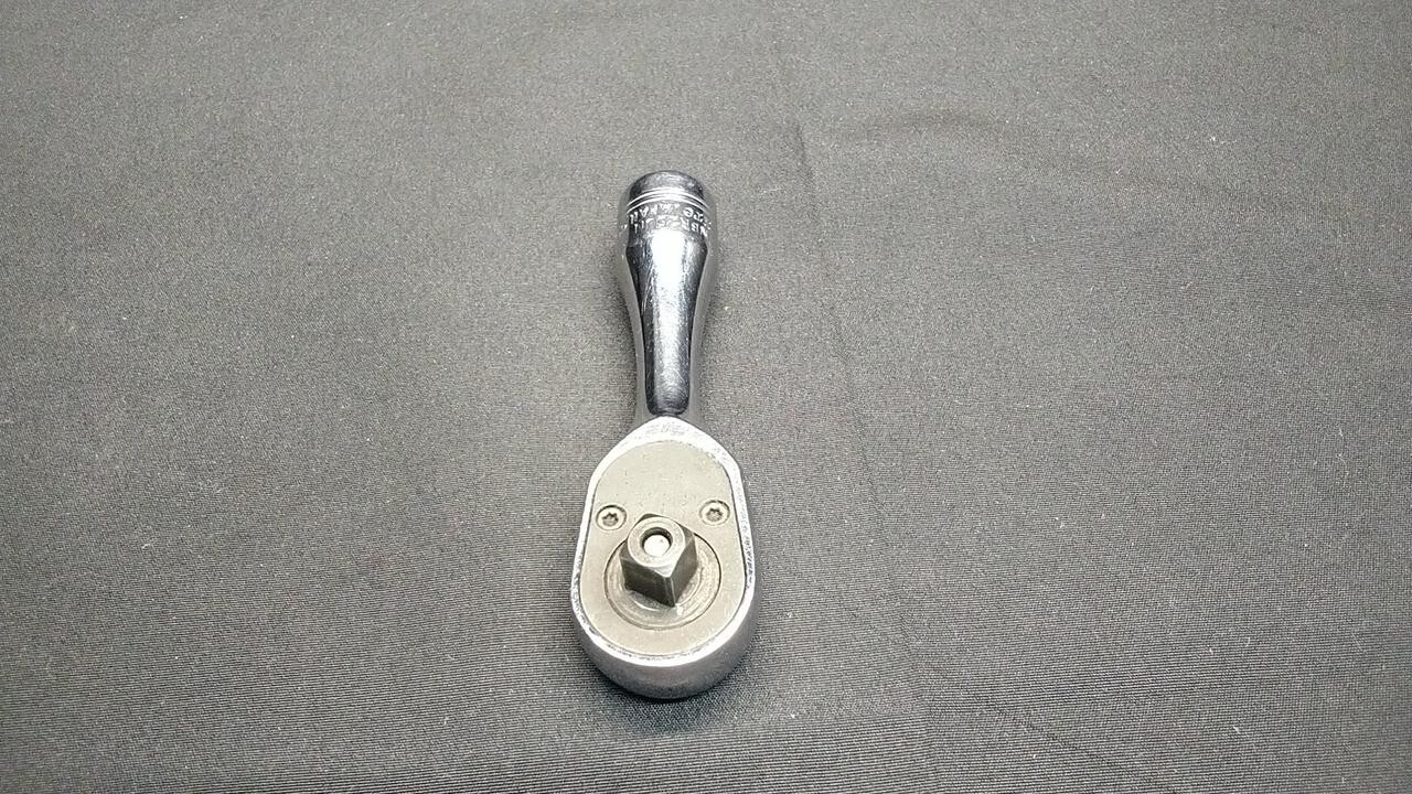 KTC Nepros NBR2SUN 1/4″ Drive Short Handle Ratchet 3.1in. Length