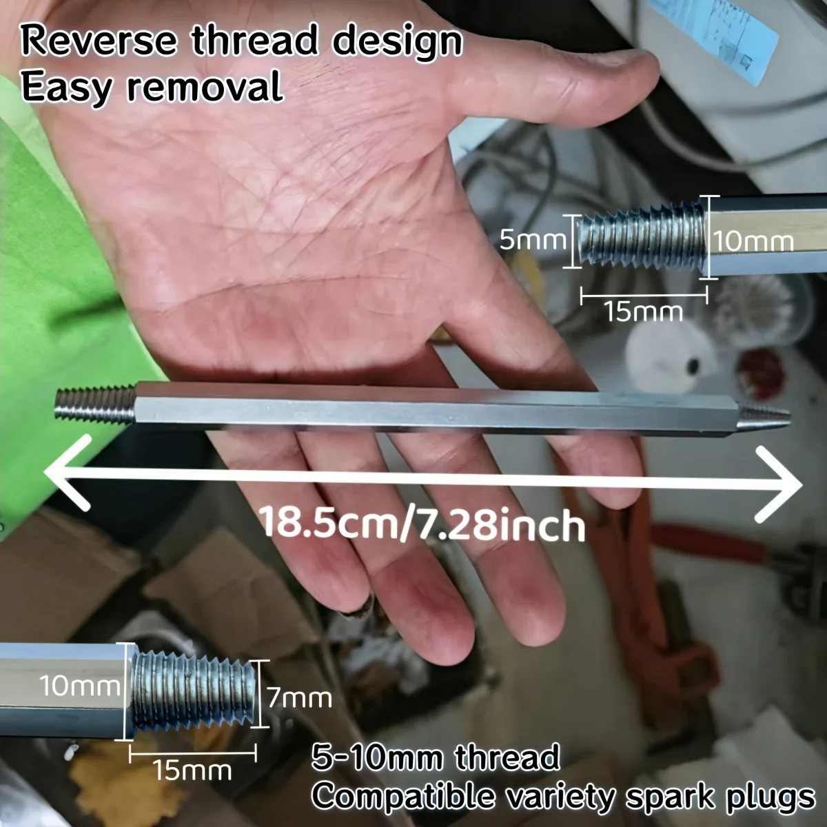 Broken Spark Plug Remover Reverse Thread Screw Extractor Car Repair Tool