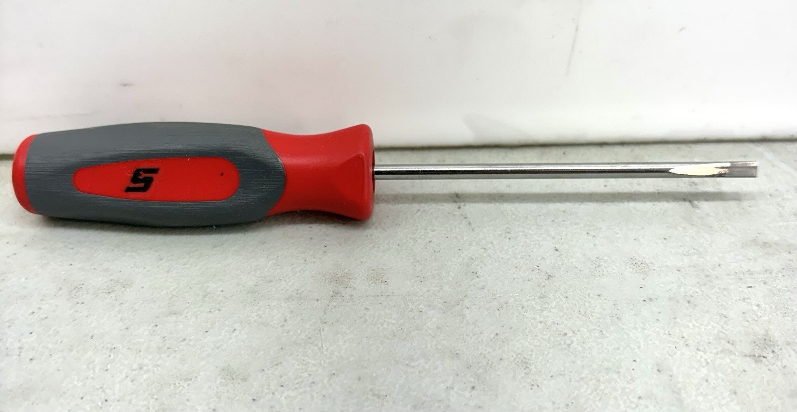 Snap-On Tools New Red SHD304 1/8” Flat Tip Hard Handle Mini Screw Driver