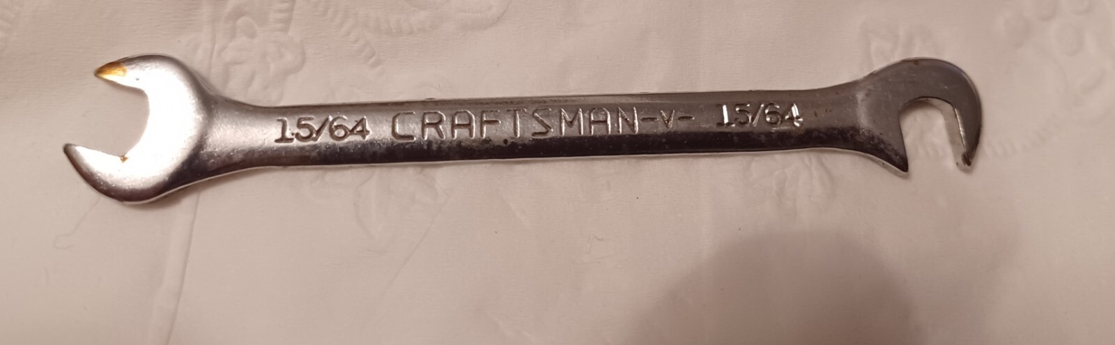 Vintage Craftsman -V- Open End Ignition Wrench Set 8 pieces Made USA SAE