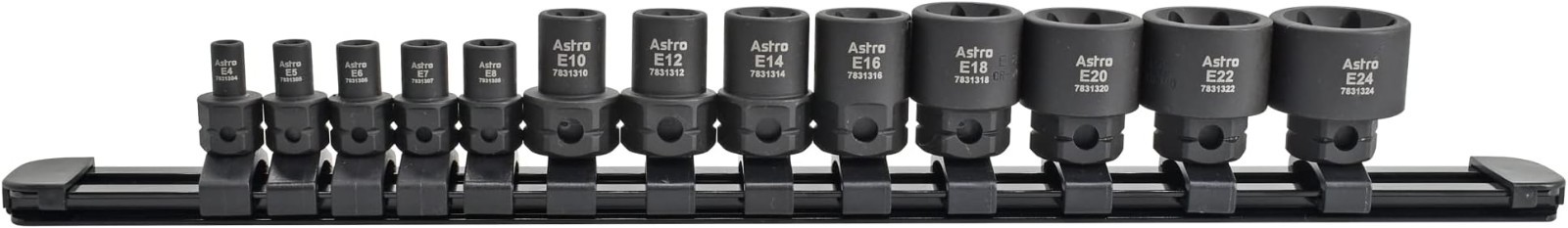 78319 19pc 3/8″ Drive 6-24mm Low Profile Nano Impact Socket Set – No Skips