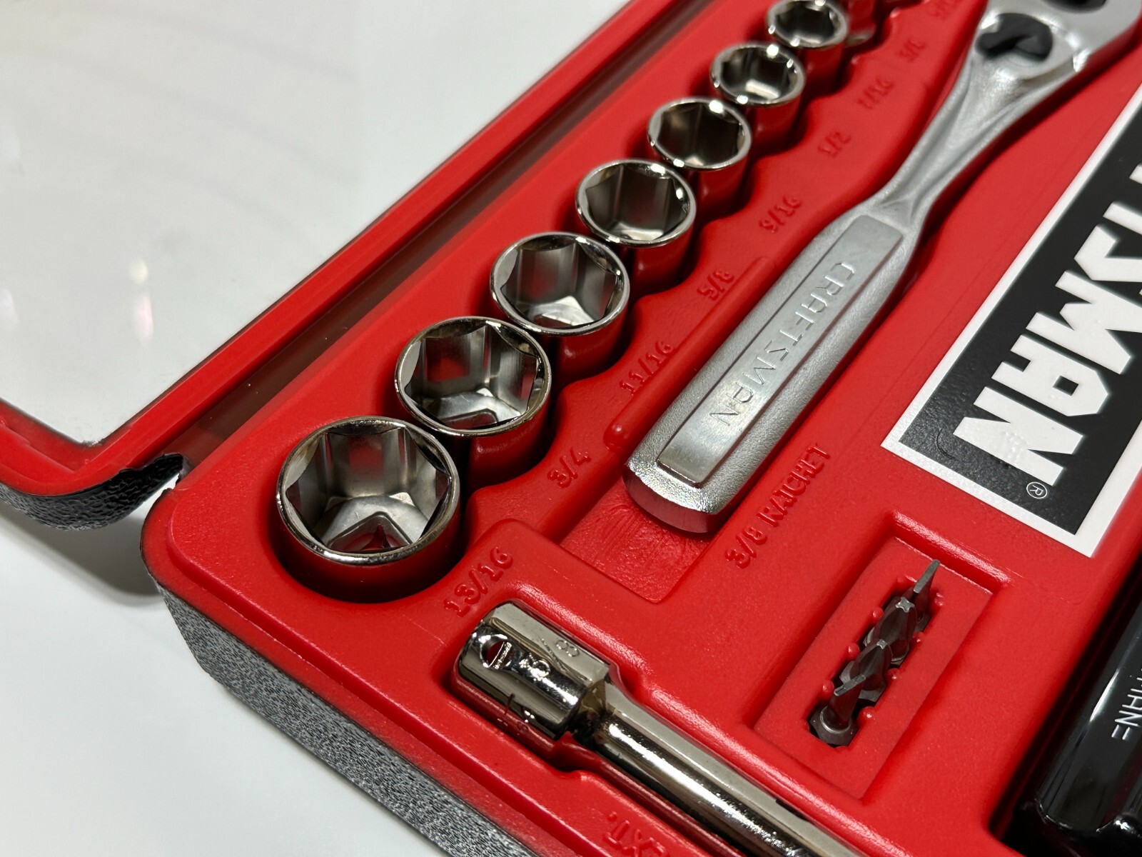 Craftsman SEARS USA 33429 G SERIES 29pc 3/8” Drive SAE Metric Socket Ratchet Set