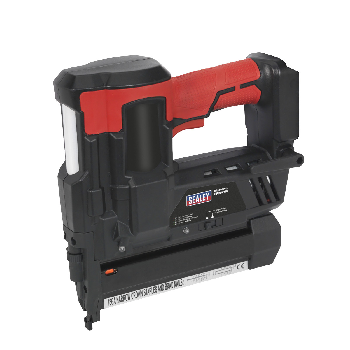 Sealey CP20VNG Cordless Nail/Staple Gun 18G 20V Lithium-ion – Body Only