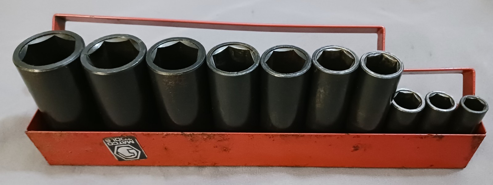 VTG Matco Tools 10pc 3/8″ Drive SAE Deep Impact Socket Set 5/16-7/8″ 6-Point USA