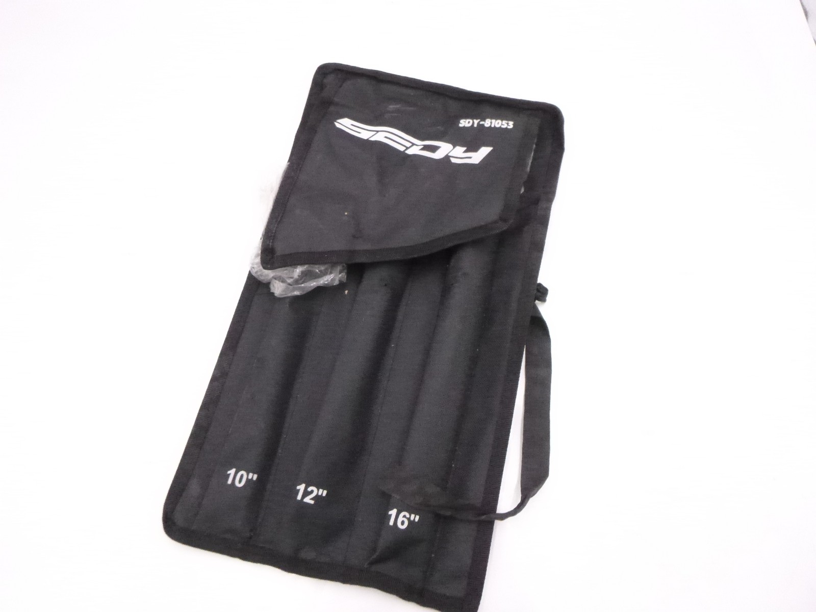 SEDY SDY-81053 3-Piece Adjustable Spud Wrench Set 10″ 12″ 16″ Black Oxide