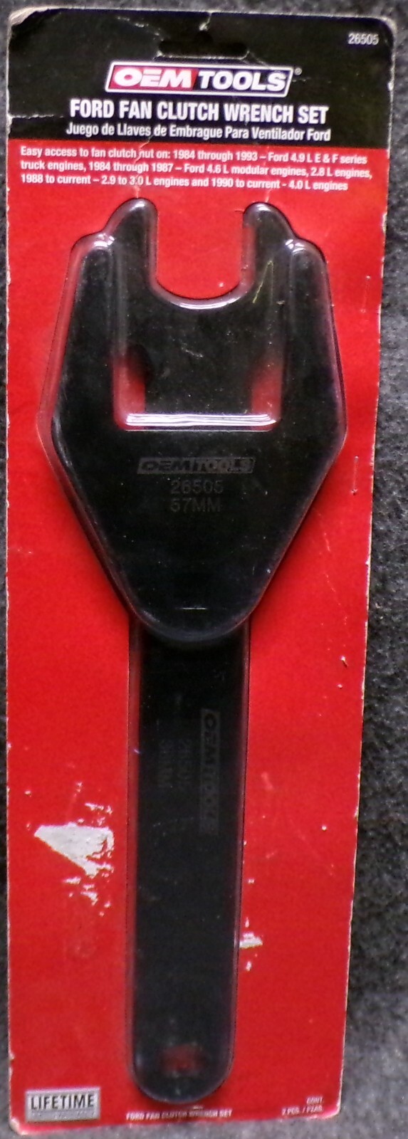 OEM Tools Fan Clutch Wrench Set 57MM 36MM 26505