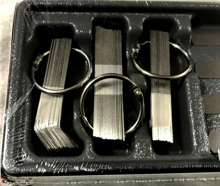 *NEW* SNAP-ON Feeler Gauge SET 82 pcs. Straight, Step & 45° *RED HANDLES* FB336