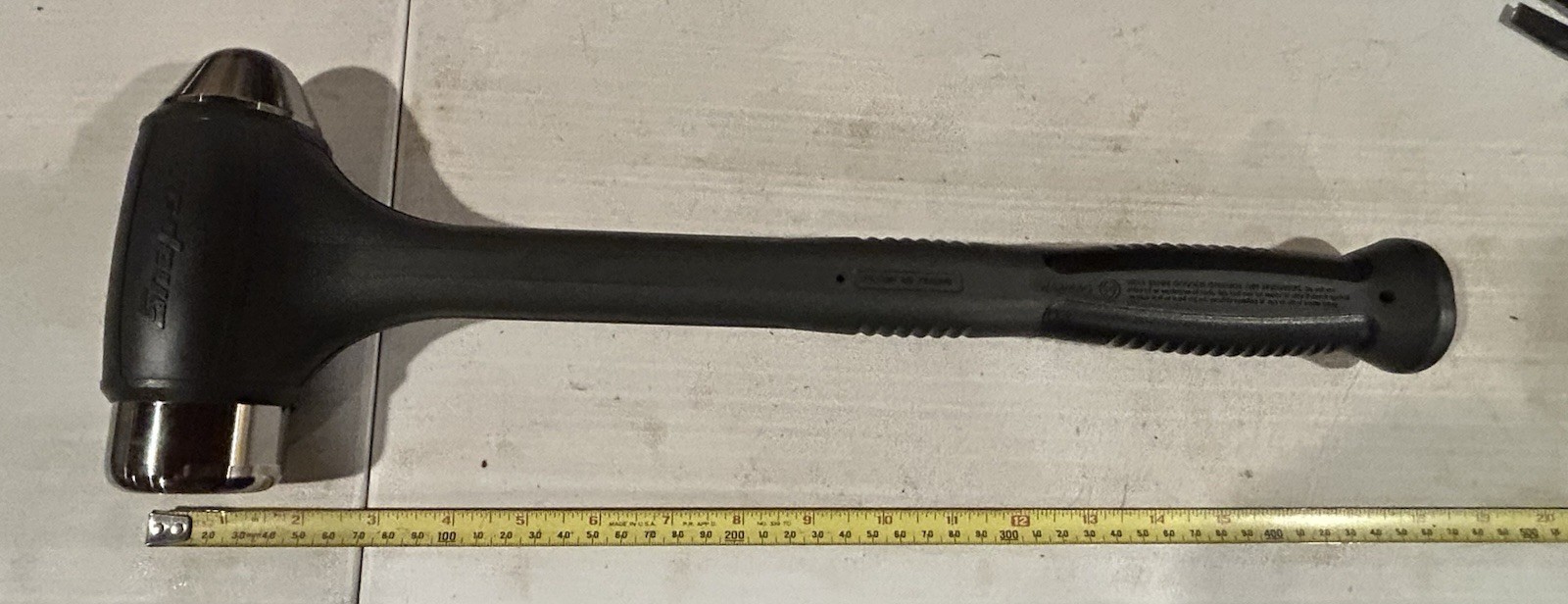 NEW Snap-on Tools DARK TITANIUM 56oz / 1550g Soft Grip Dead Blow Hammer HBBD56DT