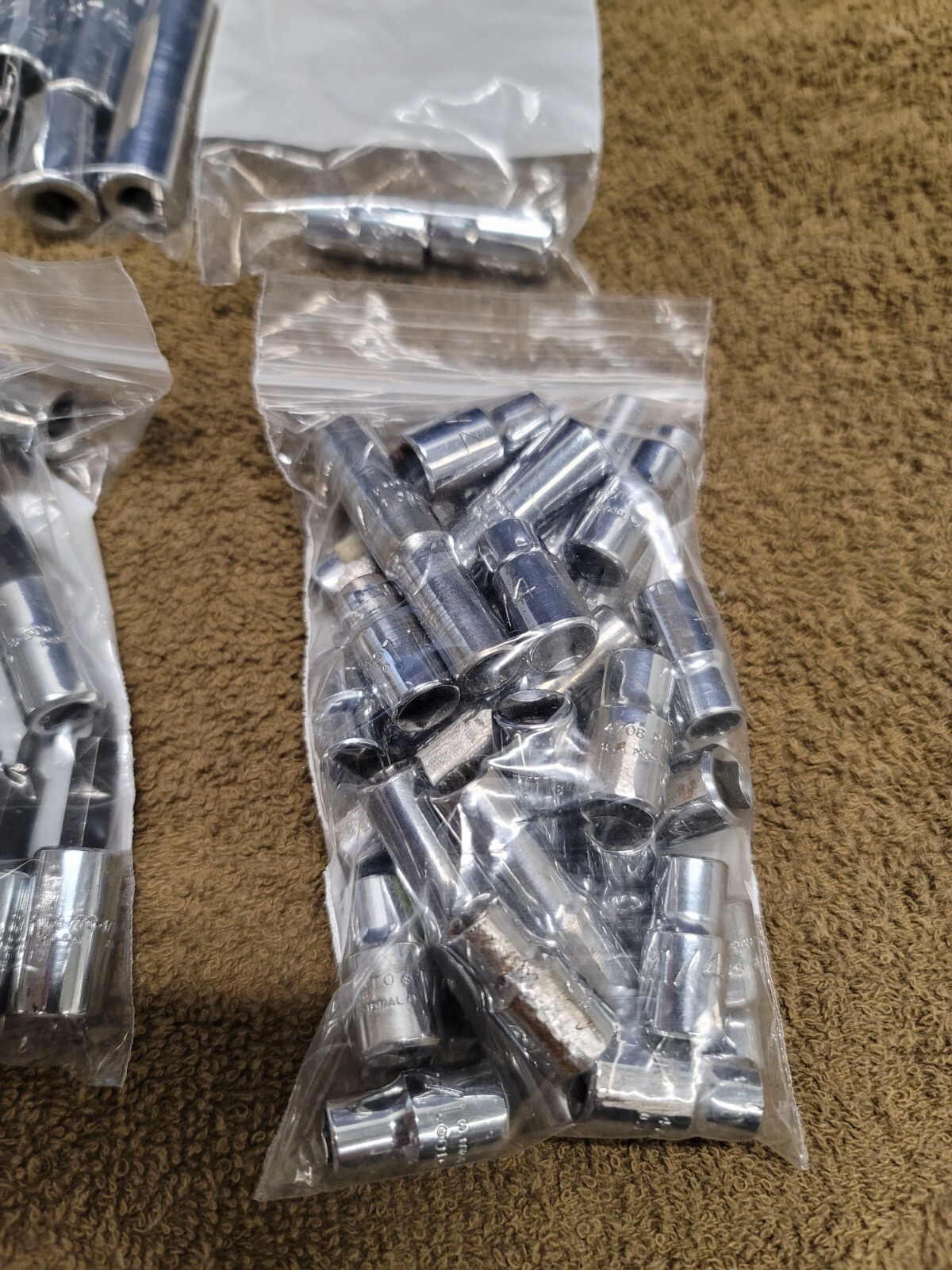 122 Proto 1/4″ Drive Sae Sockets 9/16 7/16 3/8 5/16 11/32 9/32 1/4 7/32 3/16 Lot