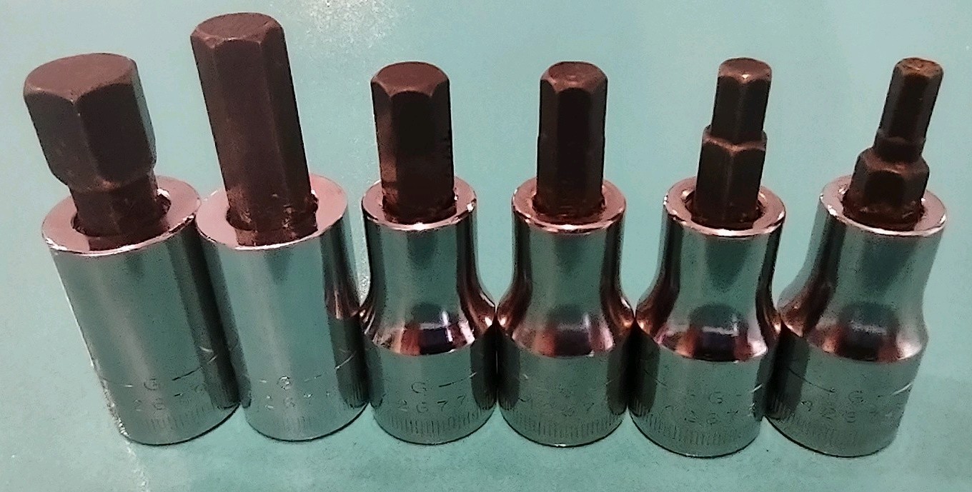 Craftsman 3/8 Drive SAE 34447 & METRIC 34448 -G- Series Hex Sockets – 12 PIECES!