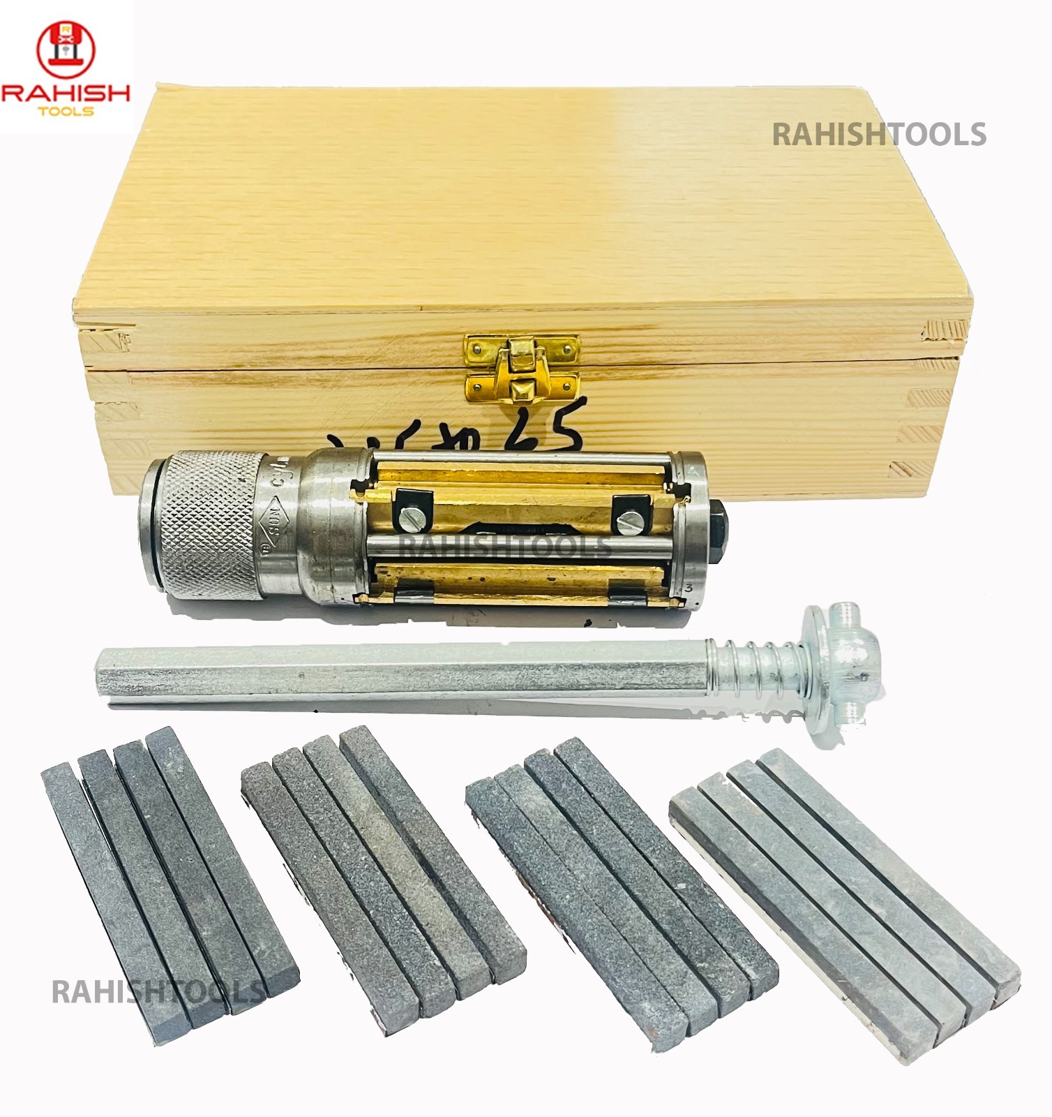 Cylinder Engine Hone Kit 45 to 65mm Honing Machine + 4 set Honing Stones USA