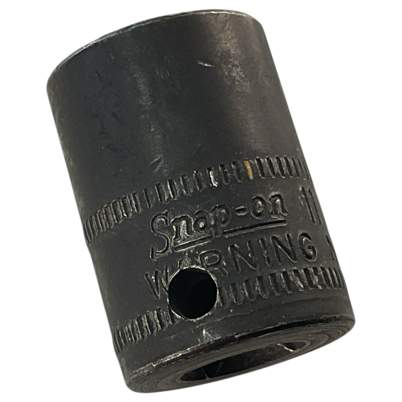 Snap-On Metric Socket GMM11 11MM 6pt 1/4″ Drive Shallow Black Finish Mechanic