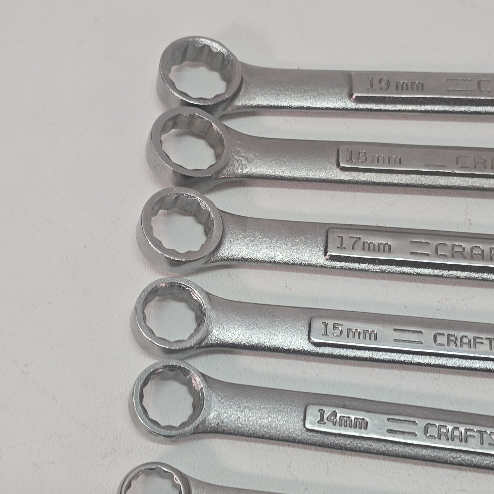 Craftsman USA 11 pc. 12pt Metric Combination Wrench Set 7mm-19mm
