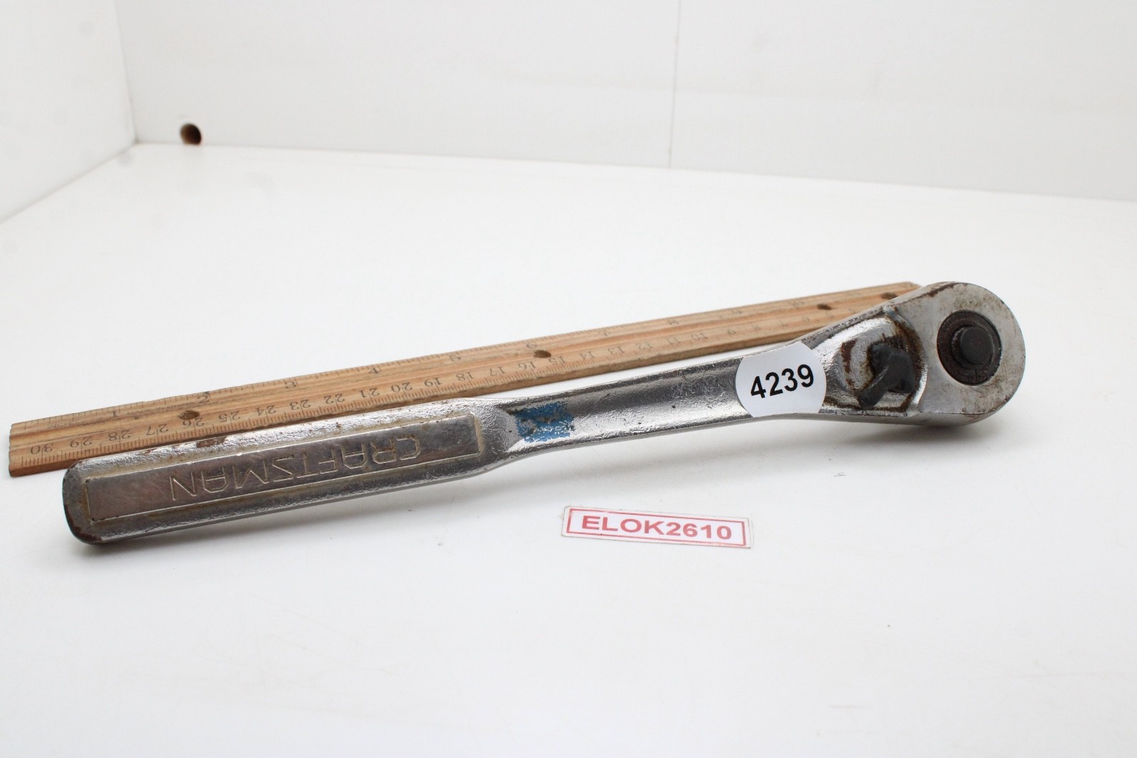 Craftsman KV- 44809 1/2» Drive 10″ Long Chrome Quick Release Ratchet USA