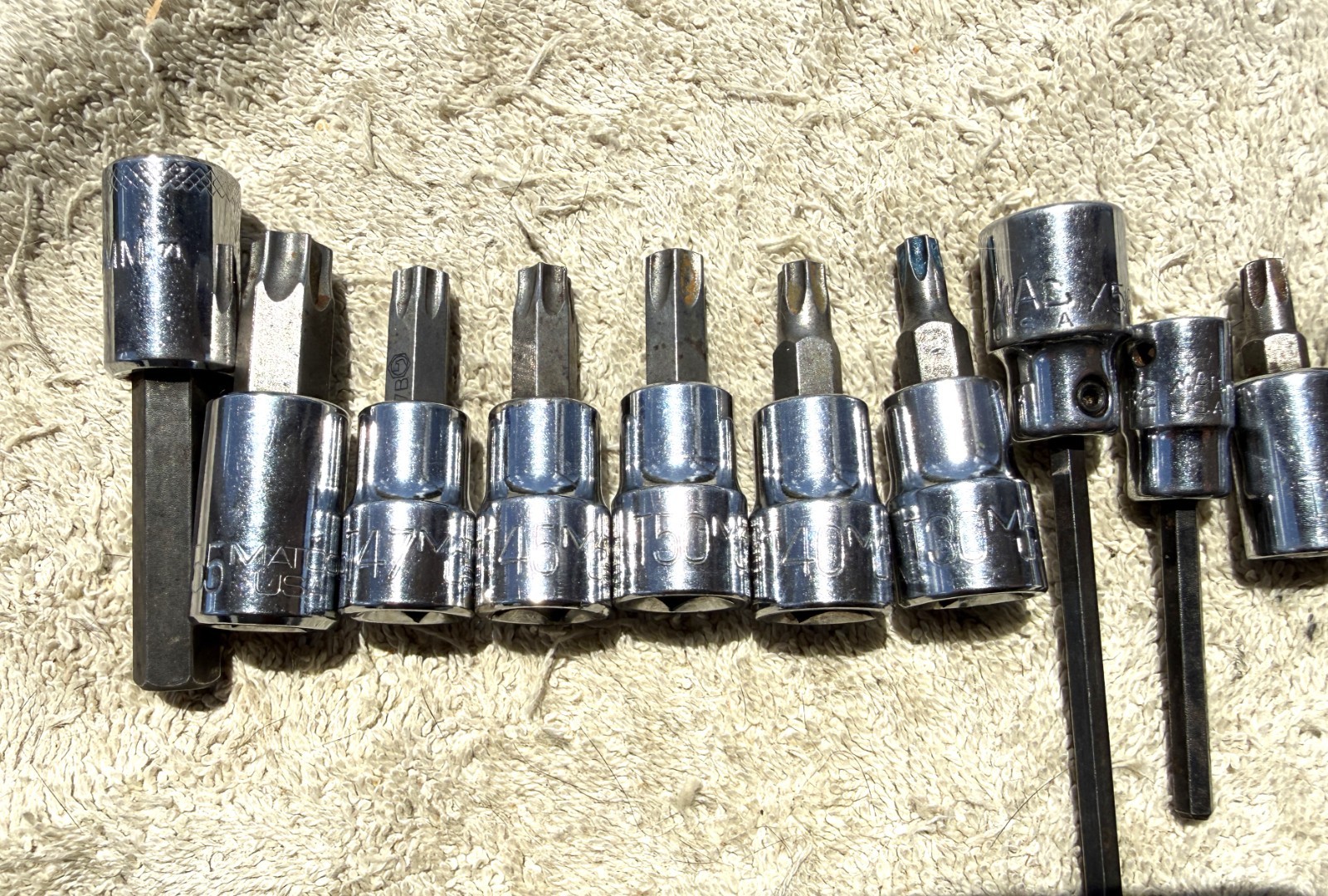 LOT OF 12 MAC/MATCO DRIVERS AS PICTURED & DESCRIBED