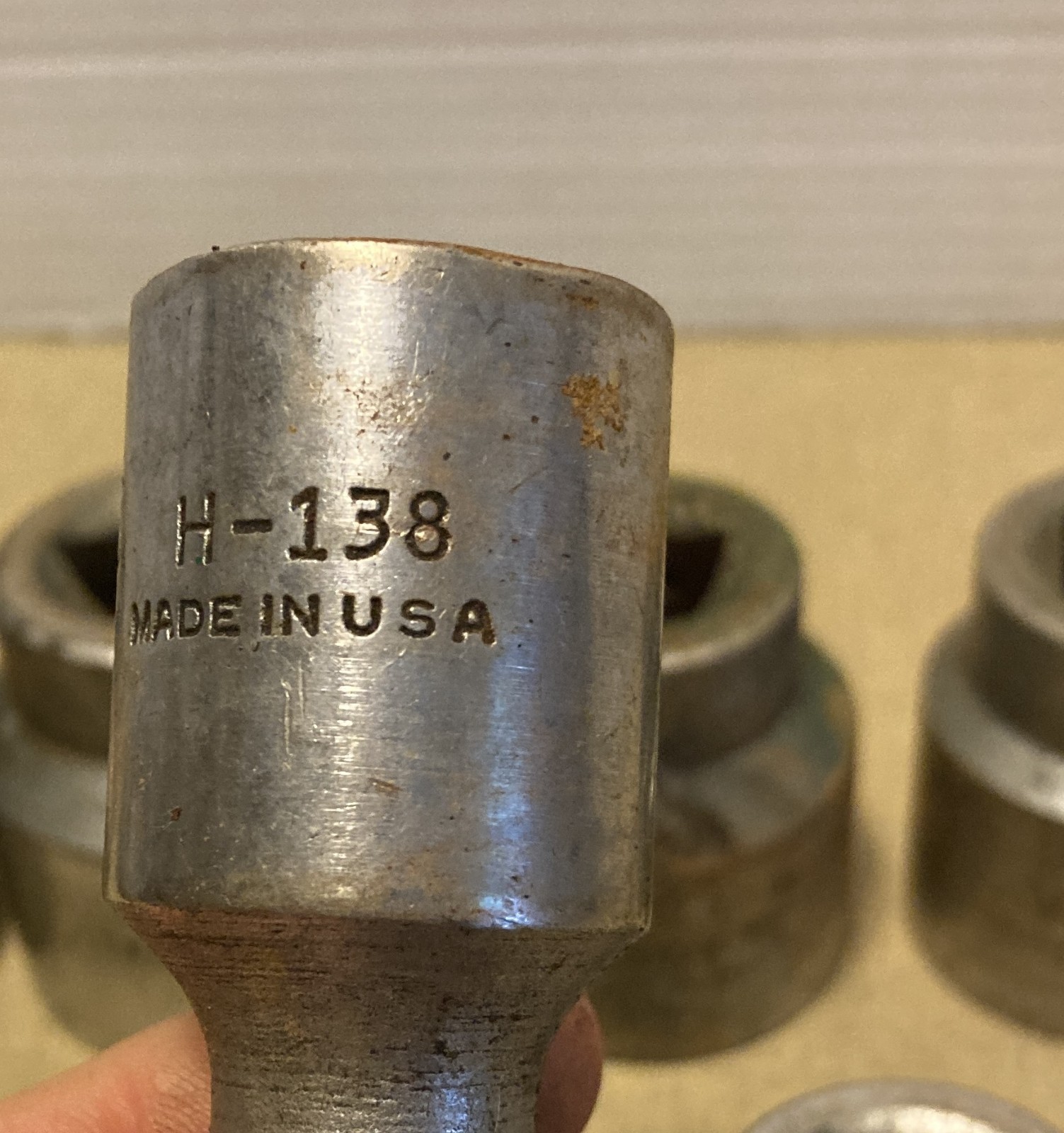 Vintage Billings Vitalloy 3/4″ Drive 10 Piece Socket Set w/Extension