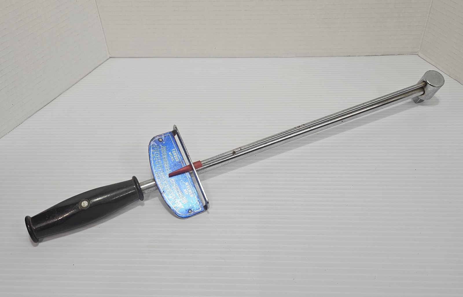 Square 1/2″ Drive Beam Torque Wrench 0-150 Ft-Lbs, 0-20 kg Vintage