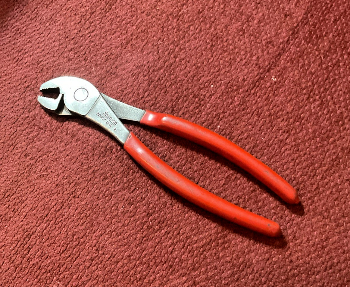 SNAP ON No. 208CP LONG ANGLED BATTERY TERMINAL PLIERS