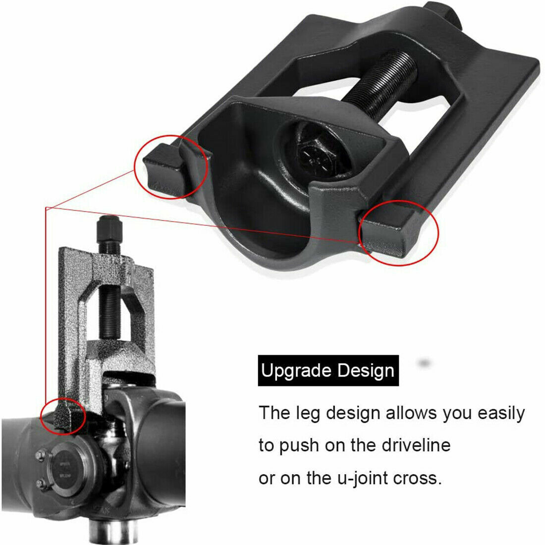 10102 U-Joint Puller and 5192 Bearing Cup Tool for Class 6-8 Trucks Heavy Duty