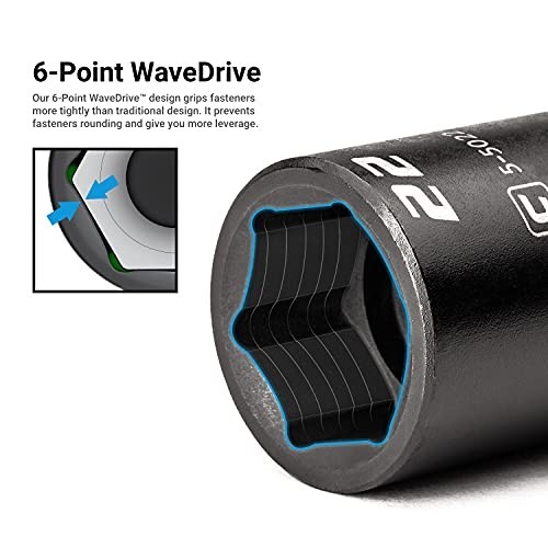 Stubby Impact Socket Set (3/8″ Drive/Metric Set)