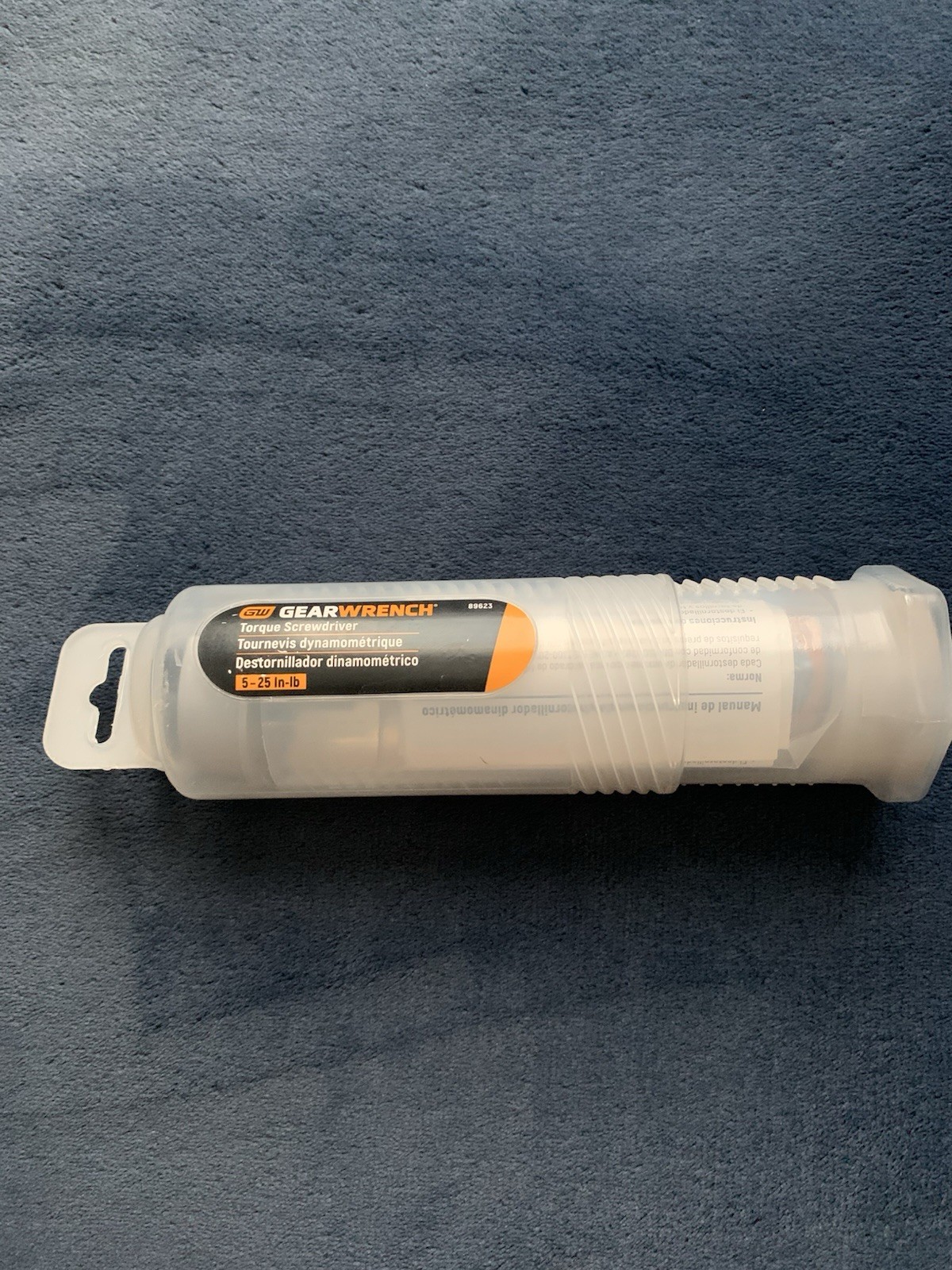 GEARWRENCH 89623 1/4″ Drive Torque Screwdriver 5-25 in/lbs Brand New Case Cert