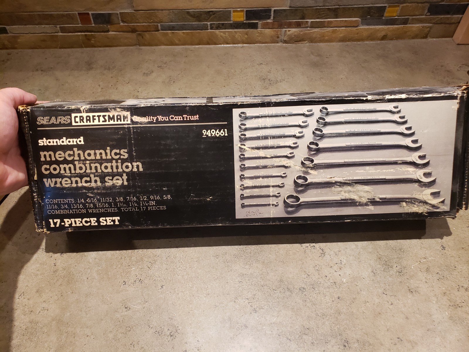Sears Craftsman 17pc SAE Wrench Set 49661 similar to 4966 New in box