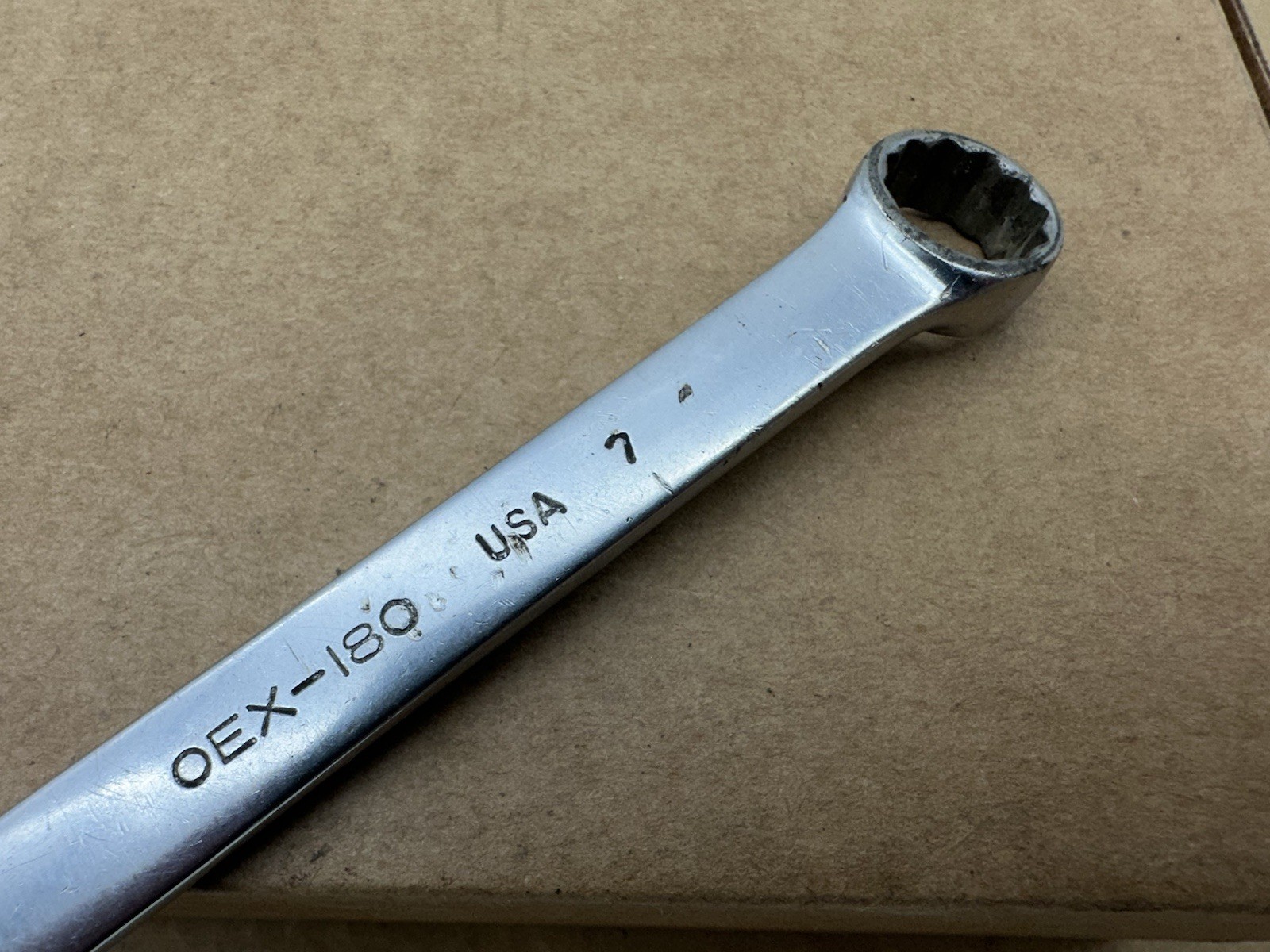 Snap On Tools OEX-180 12 Point Short 9/16″ Combination Wrench Vintage Made USA