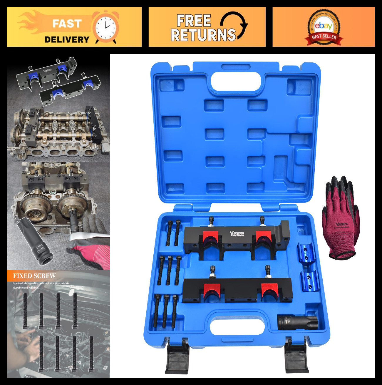 15pcs Camshaft Timing Tool Kit for Mercedes M133 M260 M264 M270 M274 Engines – C
