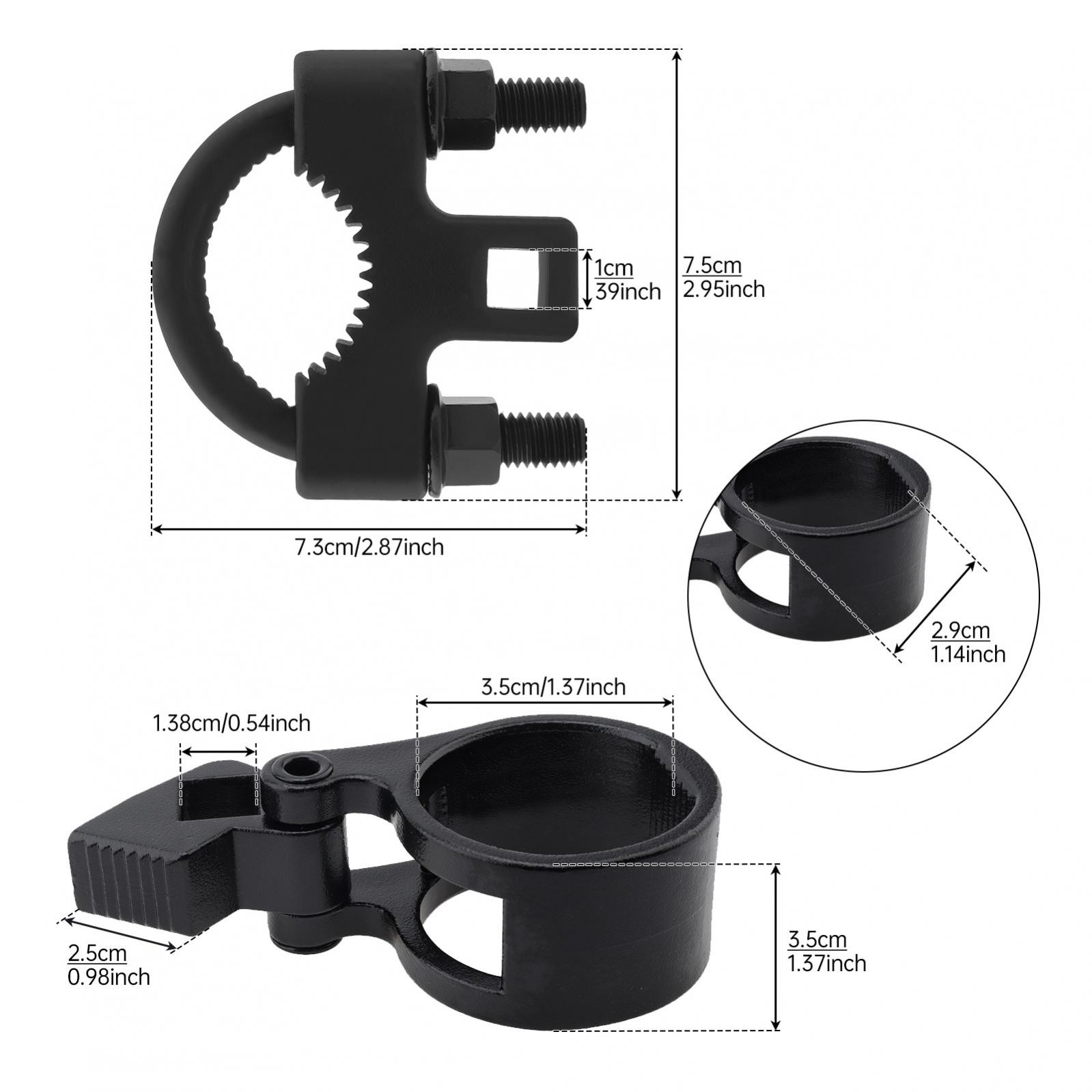 Inner Tie Rod Removal Tool, 3/8» Inner Tie Rod Remover &27-42mm End Wrench 1/2″