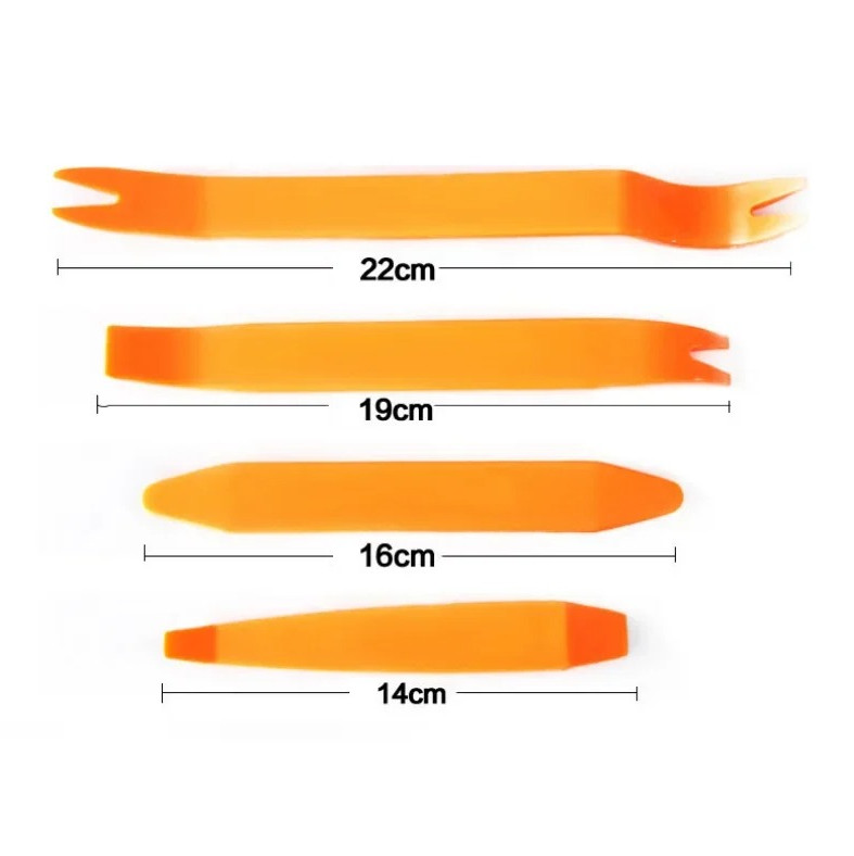 4pcs Plastic Car Trim Removal Tool Set Dashboard Panel Pry Repair Kit – NEW