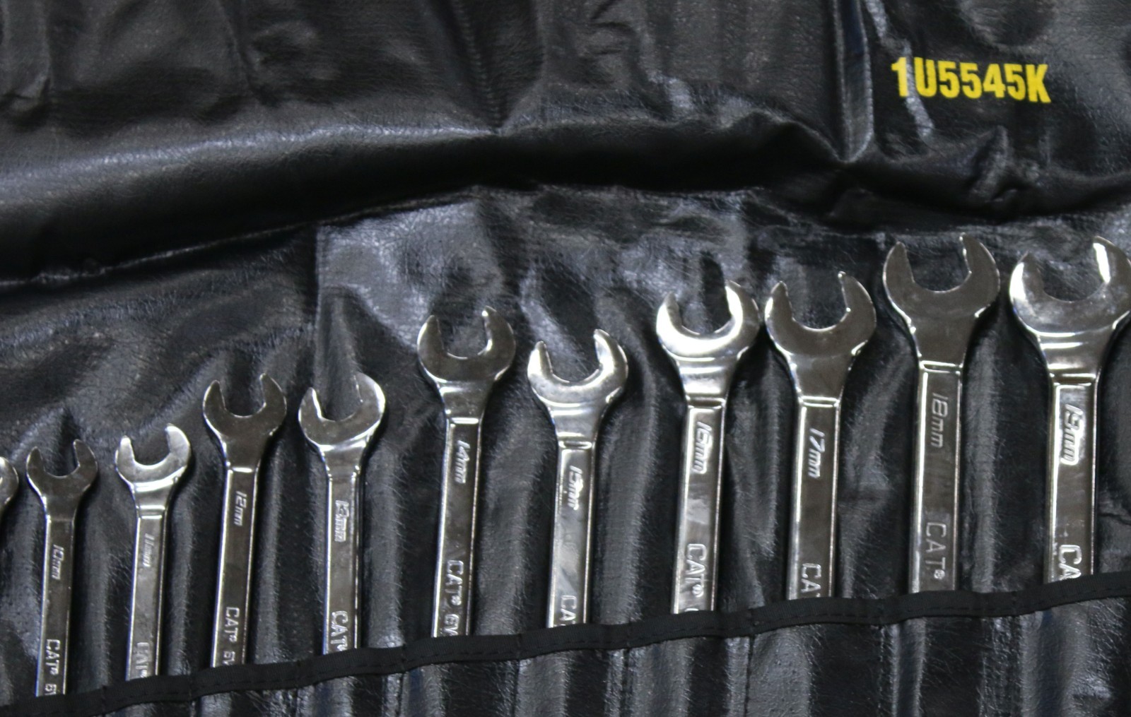 Cat USA Caterpillar 6mm to 19mm 14pc Metric Open Combination Wrench Set 1U-5545