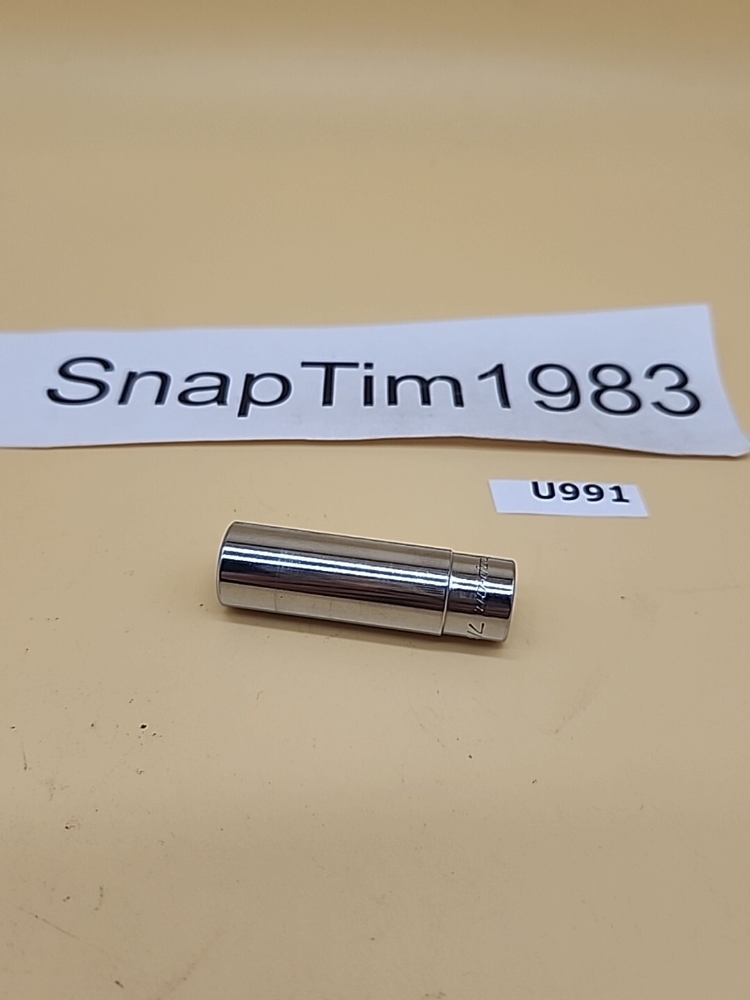 Snap-On STM14 1/4″ Drive 7/16 » SAE 6 Point Deep Chrome Socket