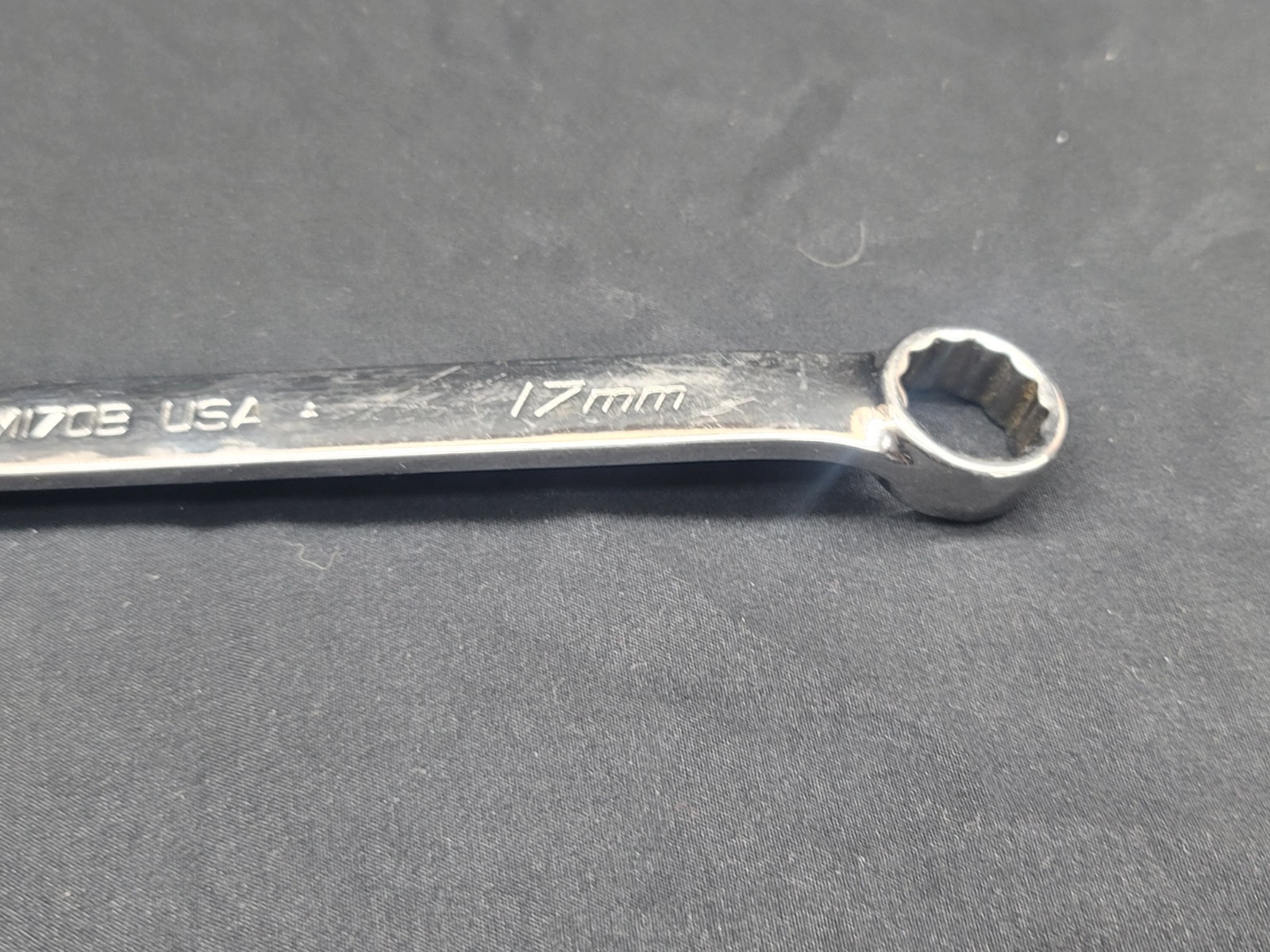Snap On Tools USA Metric OEXM170B 17mm Chrome Combination Wrench 12 Point