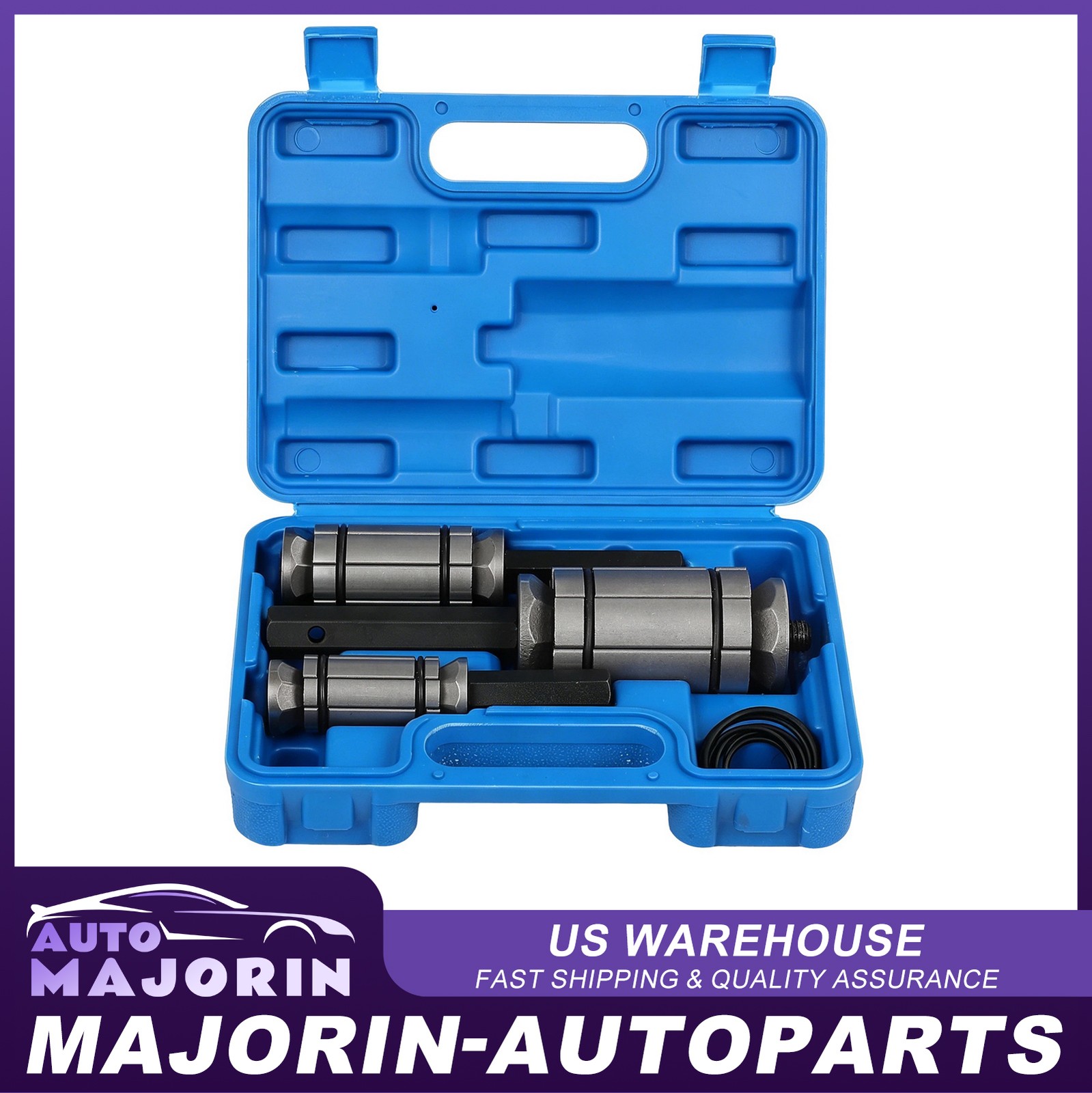 3 Pieces Exhaust Pipe Expander Tail Pipe Muffler Spreader Tool 1-1/8″ to 3-1/2″