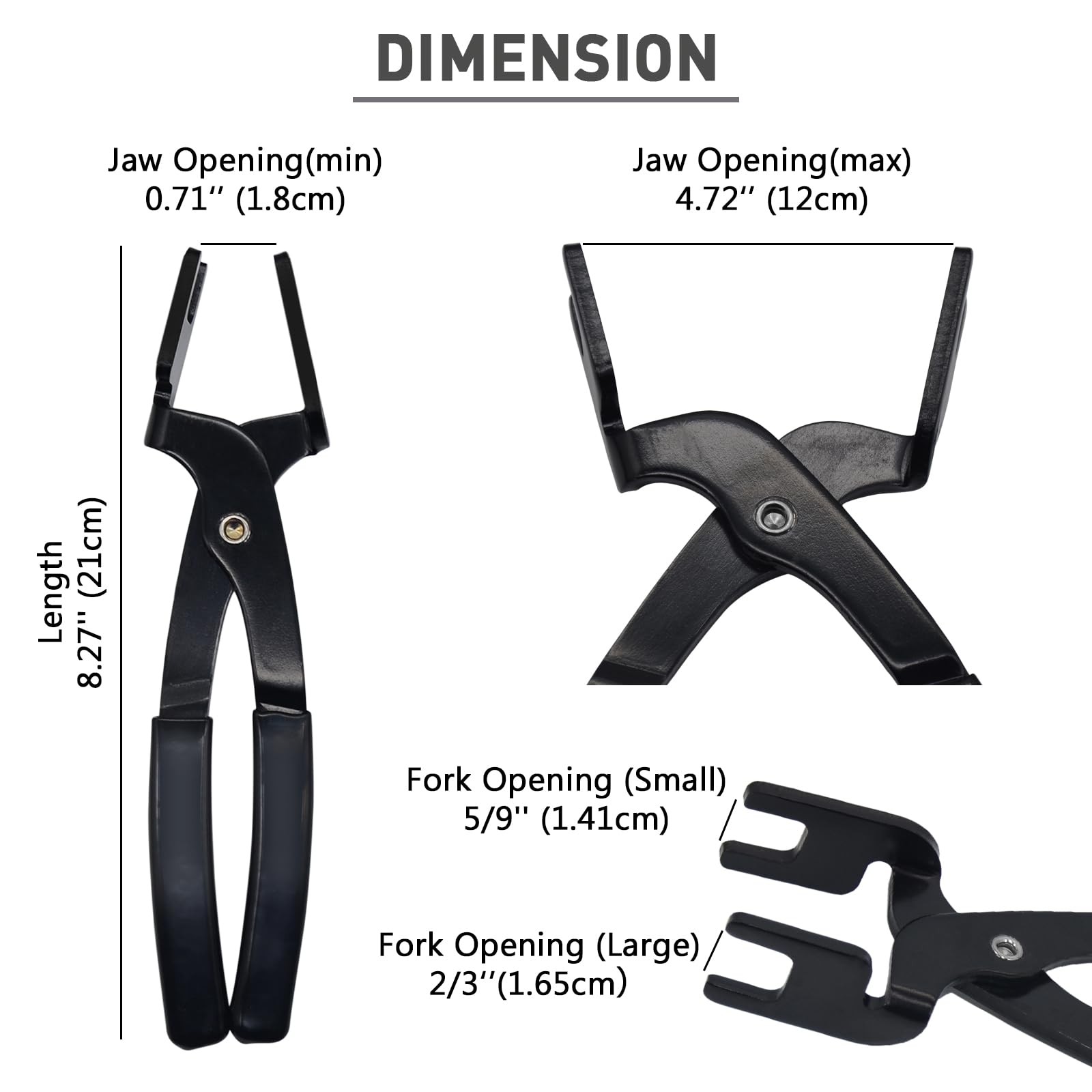 WISPAUSU Fuel and AC Line Disconnect Plier, 37300 Fuel Line Connector Removal…