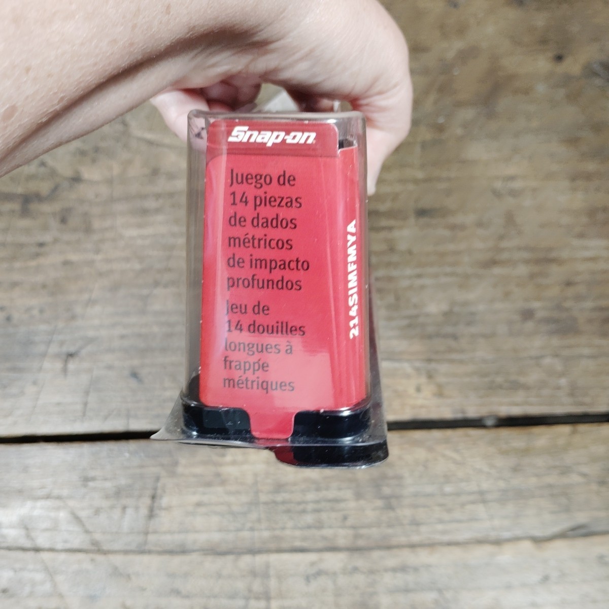 Snap-On 214SIMFMYA Deep Impact Socket Set 3/8″ 8-19mm 21mm 24mm NEVER USED