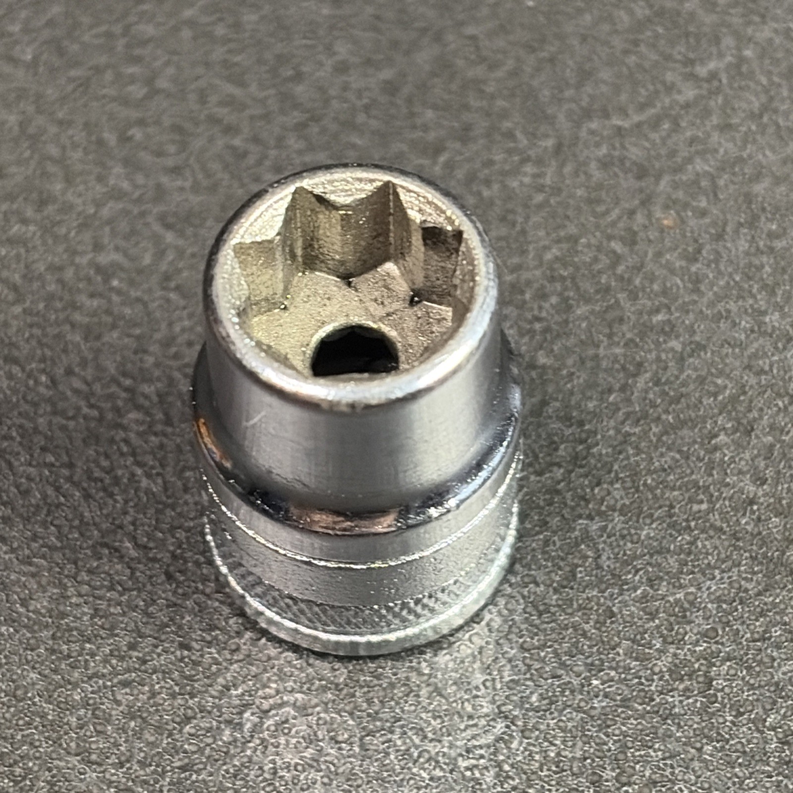 S-K 40900 5/16” Knurled Socket 8-Point Double Square, 1/4″ Drive