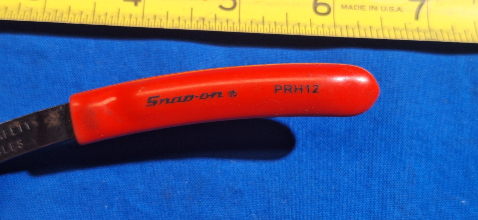 Snap-On PRH12 pair of 6″ convertible snap ring pliers straight tip USA