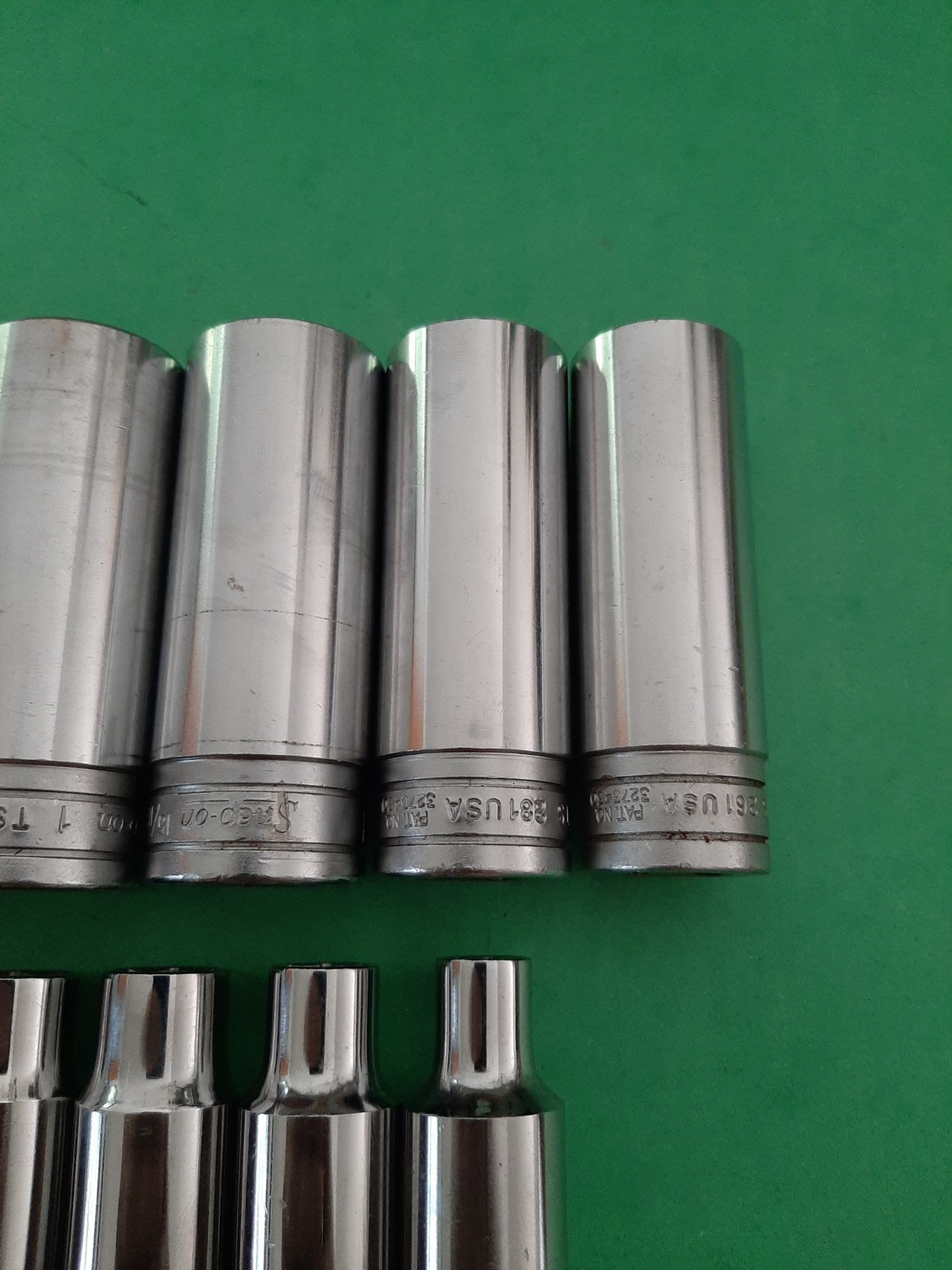 Snap-on 1/2″ Drive 14PC SAE 6PT Point Deep Socket Set 3/8″ to 1-1/4″ (no 1-1/8)