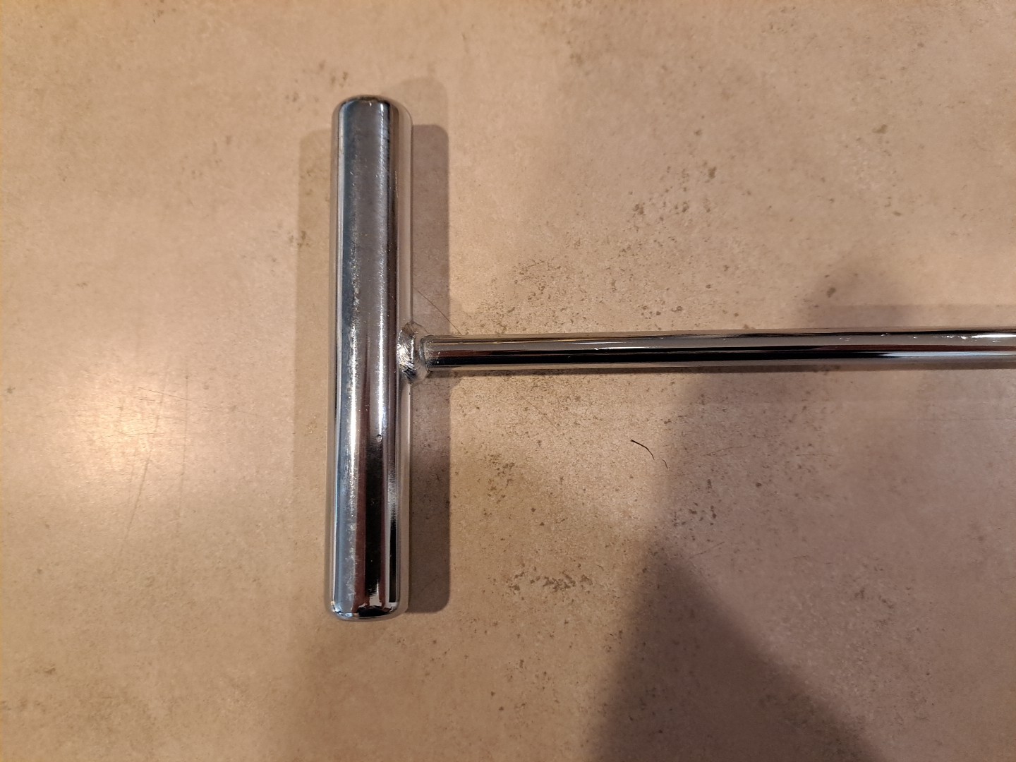 31” Heavy-Duty Chrome Plated Steel 5th Wheel Pin Puller w/5in Wide Handle